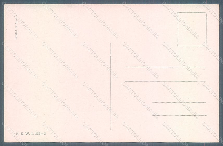 Artist Signed Schoenpflug F. Army Soldier B.K.W.I. 336-2 postcard HR2468 – retro