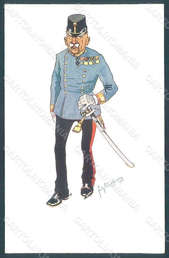 Artist Signed Schoenpflug F. Army Soldier B.K.W.I. 530-5 postcard HR2471 – fronte