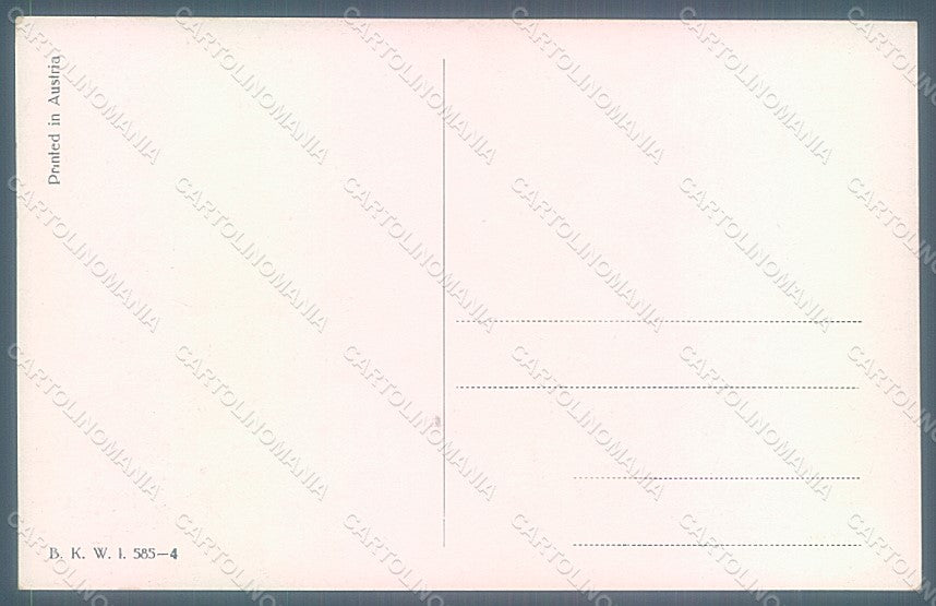 Artist Signed Schoenpflug F. Army Soldier Horse B.K.W.I. 585-4 postcard HR2475 – retro