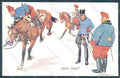 Artist Signed Schoenpflug F. Army Soldier Horse B.K.W.I. 441-1 postcard HR2476 – fronte