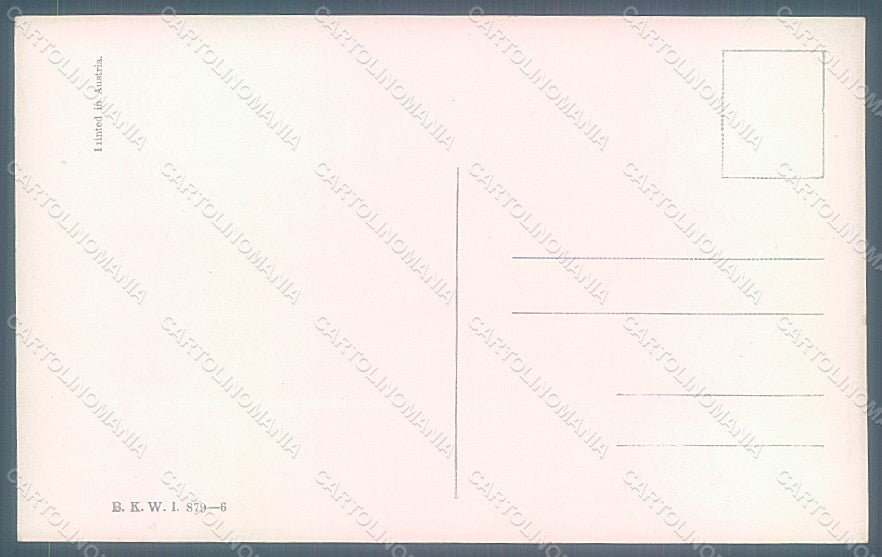 Artist Signed Schoenpflug F. Army Soldier Horse B.K.W.I. 879-6 postcard HR2479 – retro