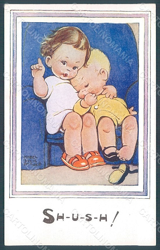 Artist Signed Attwell M. L. Children Valentine serie 1442 postcard HR2503 – fronte