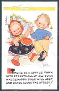 Artist Signed Attwell M. L. Children Valentine serie 5321 postcard HR2519 – fronte