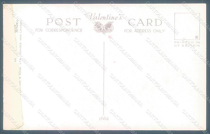 Artist Signed Attwell M. L. Children Valentine 1662 ABRADED postcard HR2523 – retro