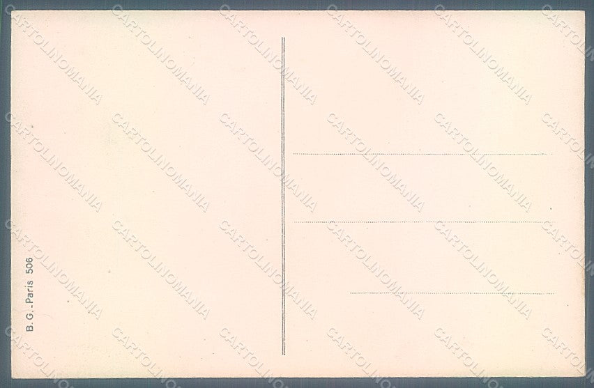 Artist Signed Sager X. Lady Fashion Rue Royale serie 506 postcard HR2552 – retro