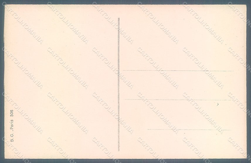 Artist Signed Sager X. Lady Fashion Rue de la Paix serie 506 postcard HR2553 – retro