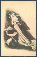 Artist Signed Sager X. Lady Fashion Kissing serie 1778 postcard HR2568 – fronte