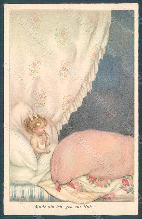 Artist Signed Pearse S. B. Child Girl M.M. Vienne 998 postcard HR2573 – fronte