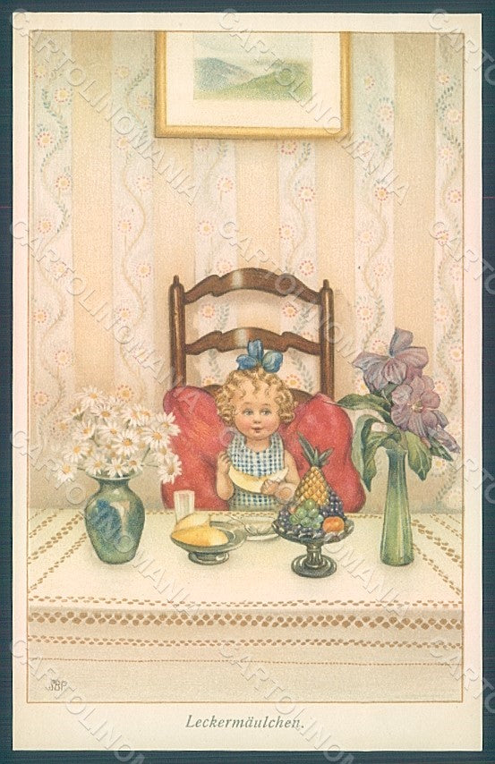 Artist Signed Pearse S. B. Child Girl M.M. Vienne 998 postcard HR2575 – fronte