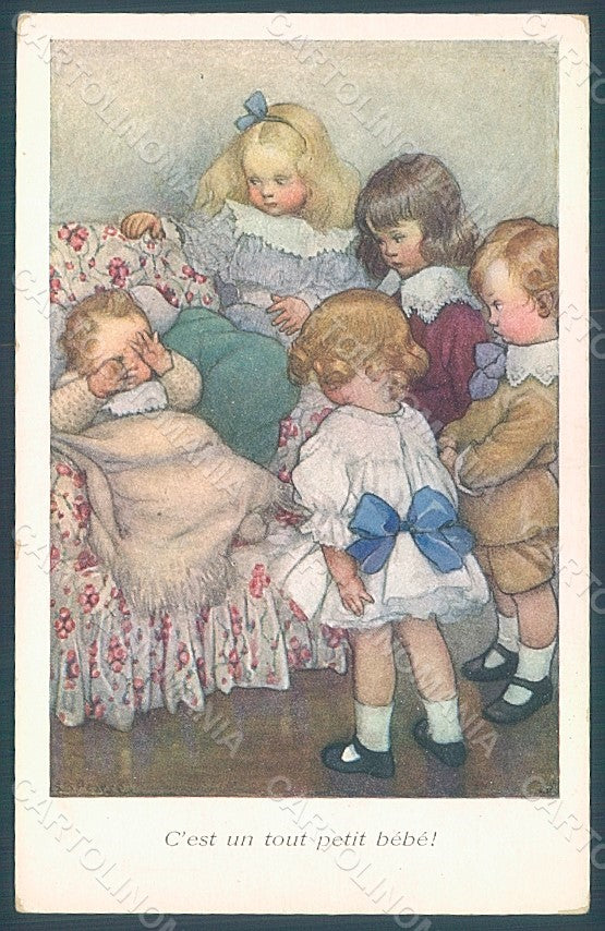 Artist Signed Pearse S. B. Child Children M.M. Vienne 712 postcard HR2582 – fronte