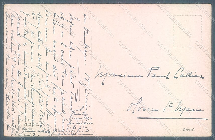 Artist Signed Pearse S. B. Child Children M.M. Vienne 712 postcard HR2582 – retro