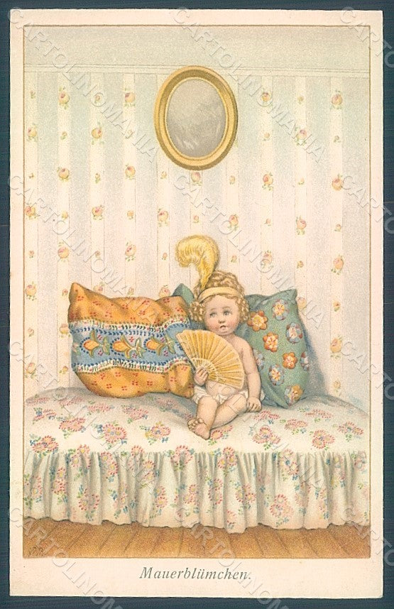 Artist Signed Pearse S. B. Child Girl M.M. Vienne 998 postcard HR2583 – fronte
