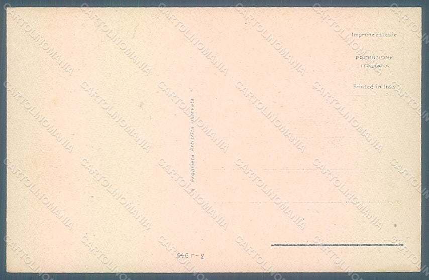Artist Signed Colombo E. Lady Hat Fashion serie 546M-2 postcard HR2606 – retro