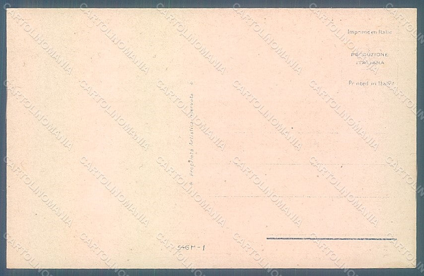 Artist Signed Colombo E. Lady Hat Fashion serie 546M-1 postcard HR2607 – retro