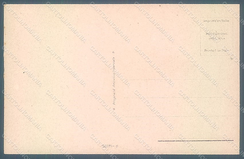 Artist Signed Colombo E. Lady Borzoi Barzoi Fashion serie 561M-4 postcard HR2608 – retro