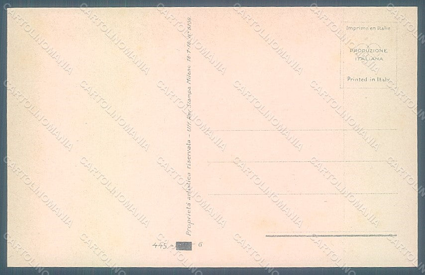 Artist Signed Colombo E. Lady Fashion serie 445-6 postcard HR2622 – retro