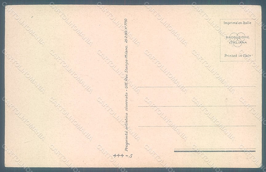 Artist Signed Colombo E. Lady Fashion serie 444-5 postcard HR2649 – retro