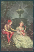 Artist Signed Colombo E. Lady Couple Fashion serie 2095 postcard HR2668 – fronte