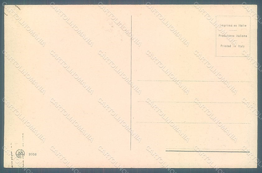 Artist Signed Colombo E. Children Harlequin Columbine serie 2058 postcard HR2681 – retro