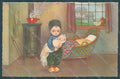 Artist Signed Colombo E. Boy Baby Dutch serie 2032-3 postcard HR2686 – fronte