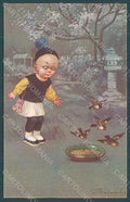 Artist Signed Colombo E. Boy Chinese serie 1982-2 postcard HR2691 – fronte