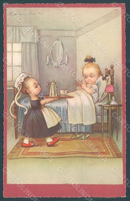 Artist Signed Colombo E. Children serie 2126-1 postcard HR2697 – fronte