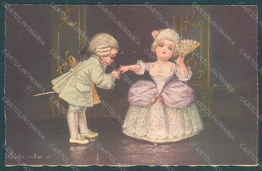 Artist Signed Colombo E. Children Venetian serie 2036 postcard HR2706 – fronte