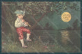 Artist Signed Colombo E. Boy Venetian Paper Moonserie 2092 postcard HR2707 – fronte