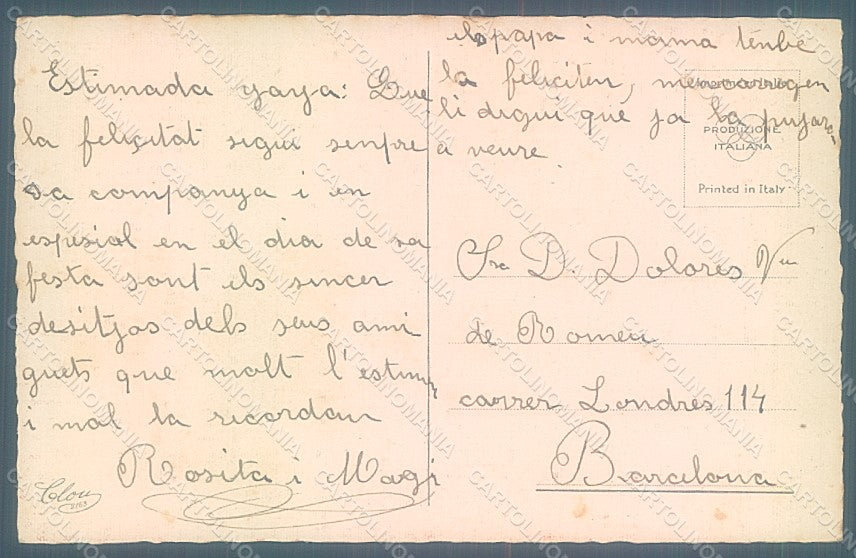 Artist Signed Colombo E. Children serie 2163 postcard HR2715 – retro