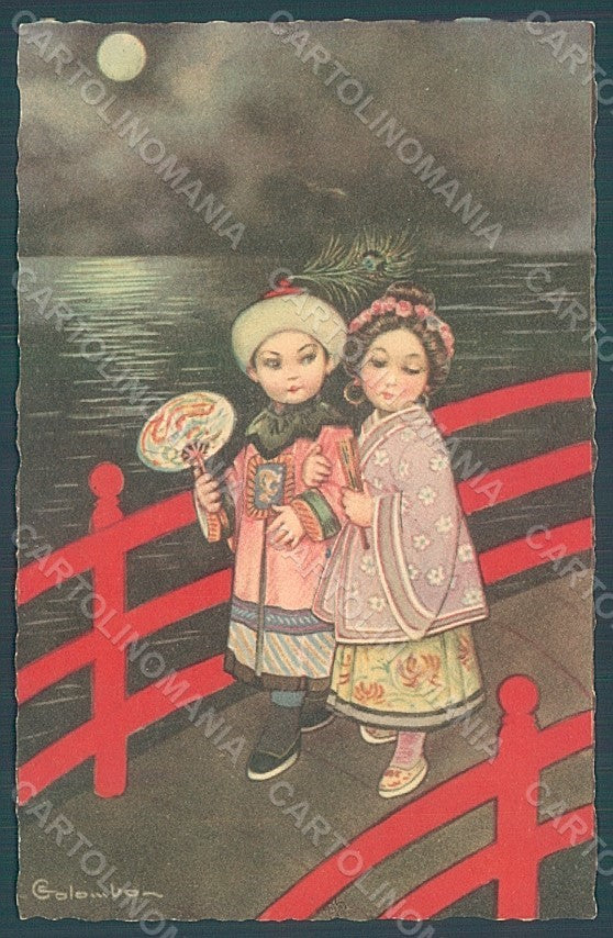 Artist Signed Colombo E. Children serie 2113 postcard HR2717 – fronte