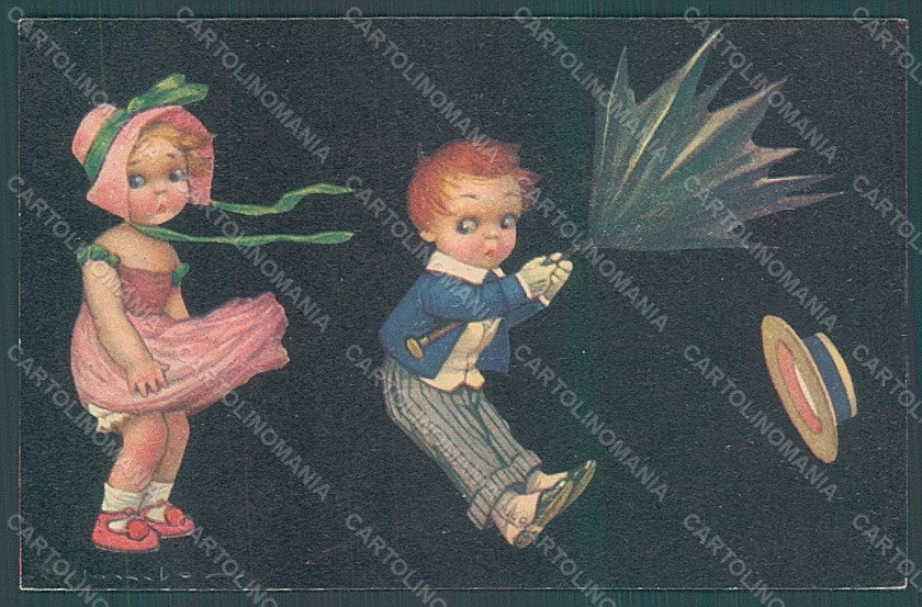 Artist Signed Colombo E. Children serie 1964 postcard HR2718 – fronte