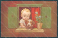 Artist Signed Colombo E. Boy Dog serie 2007 postcard HR2720 – fronte