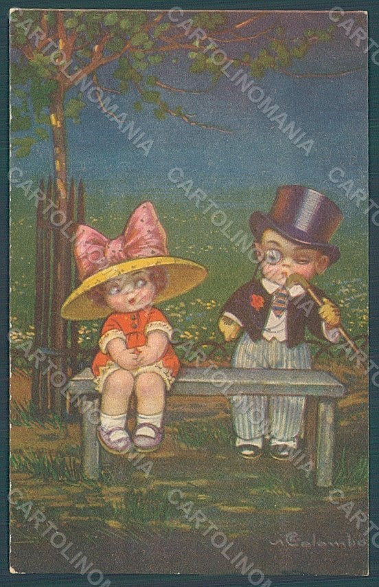 Artist Signed Colombo E. Children serie 2110 postcard HR2728 – fronte