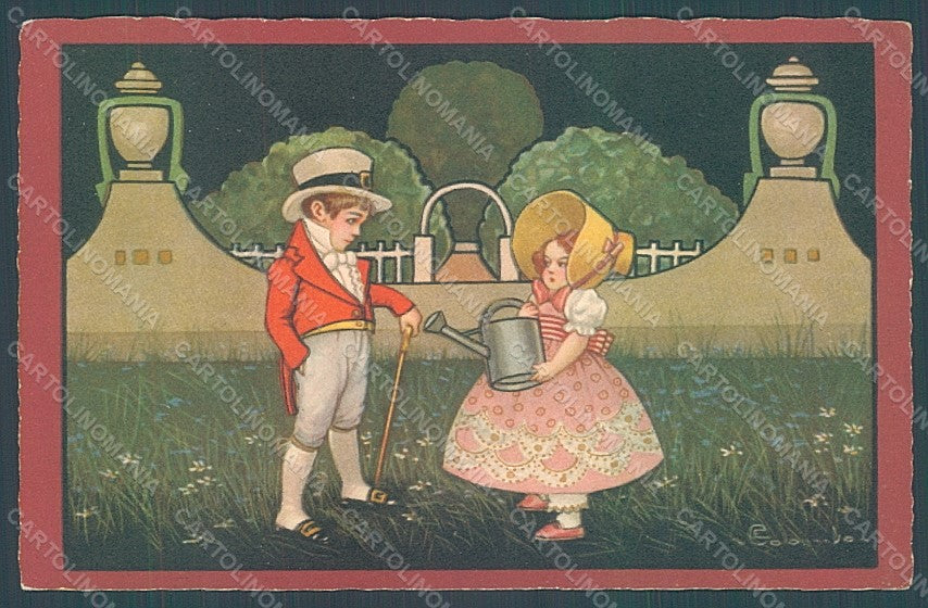 Artist Signed Colombo E. Children serie 2163 postcard HR2729 – fronte