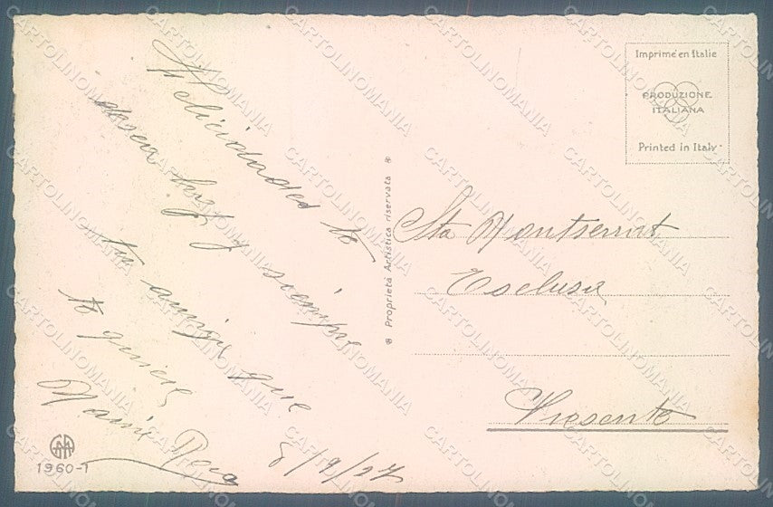 Artist Signed Colombo E. Children serie 1960-1 postcard HR2730 – retro