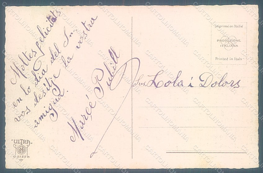 Artist Signed Colombo E. Geisha Couple serie 2123 postcard HR2744 – retro