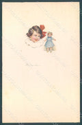Artist Signed Colombo E. Child Doll serie 572M-2 postcard HR2750 – fronte