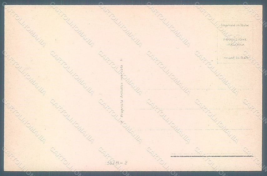 Artist Signed Colombo E. Child Girl Spitz Dog serie 587M-2 postcard HR2754 – retro