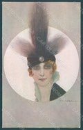 Artist Signed Corbella Glamour Fashion Heat Lady serie 842-2 postcard HR2766 – fronte