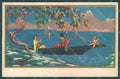 Artist Signed Corbella Glamour Japanese Lady Degami serie 1026 postcard HR2778 – fronte