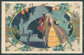 Artist Signed Corbella Glamour Venetian Couple Degami serie 1034 postcard HR2781 – fronte