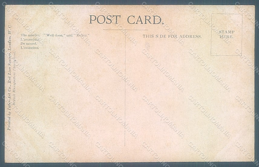 Artist Signed Corbella WW1 Nurse Skeleton Miss Cavell Inter Art postcard HR2796 – retro