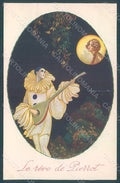 Artist Signed Corbella Le reve de Pierrot Lady Degami serie 668 postcard HR2799 – fronte