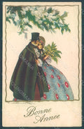 Artist Signed Corbella Glamour Couple Lady Degami serie 3022 postcard HR2804 – fronte