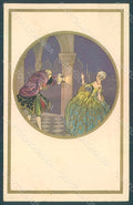 Artist Signed Corbella Glamour Venetian Couple Degami serie 2076 postcard HR2808 – fronte