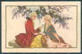 Artist Signed Corbella Glamour Couple Lady Degami serie 1085 postcard HR2813 – fronte