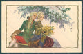 Artist Signed Corbella Glamour Couple Lady Degami serie 1085 postcard HR2814 – fronte