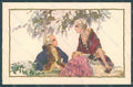 Artist Signed Corbella Glamour Couple Lady Degami serie 1085 postcard HR2815 – fronte