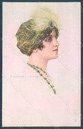 Artist Signed Corbella Glamour Fashion Lady Heat serie 306-4 postcard HR2836 – fronte