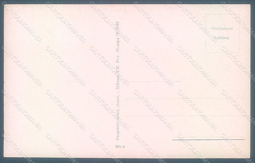 Artist Signed Corbella Glamour Fashion Lady Heat serie 306-6 postcard HR2838 – retro